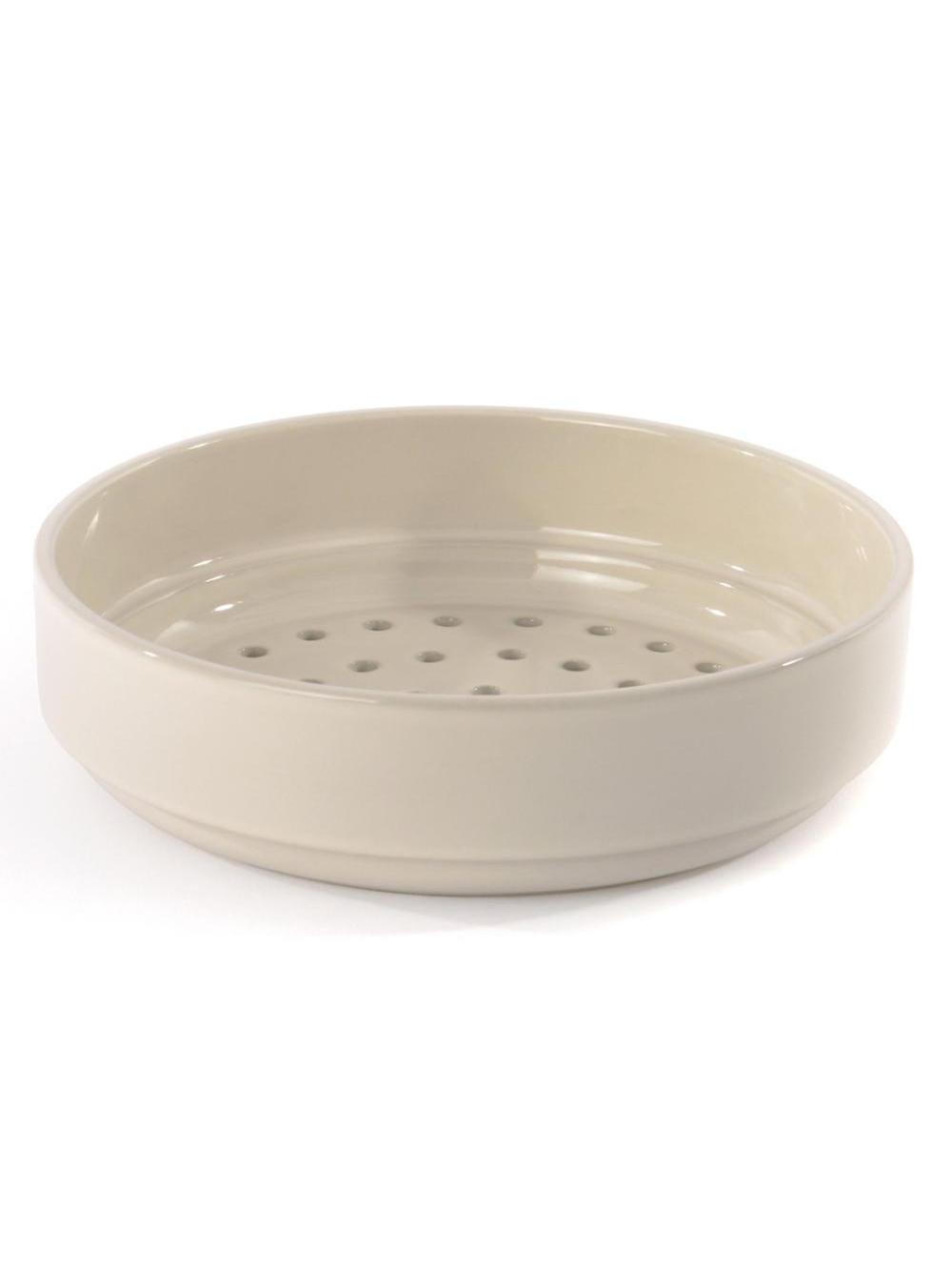 Вставка-пароварка BergHOFF Ron 3900051, керамика, белая, диаметр верха 24 см 1