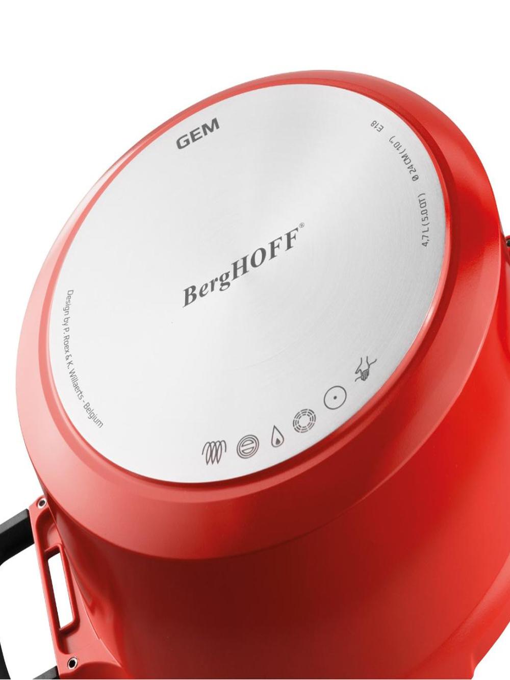 Сотейник BergHOFF Stay Cool 2307407 Gem, алюминий, антипригарное покрытие, 4,6л 6