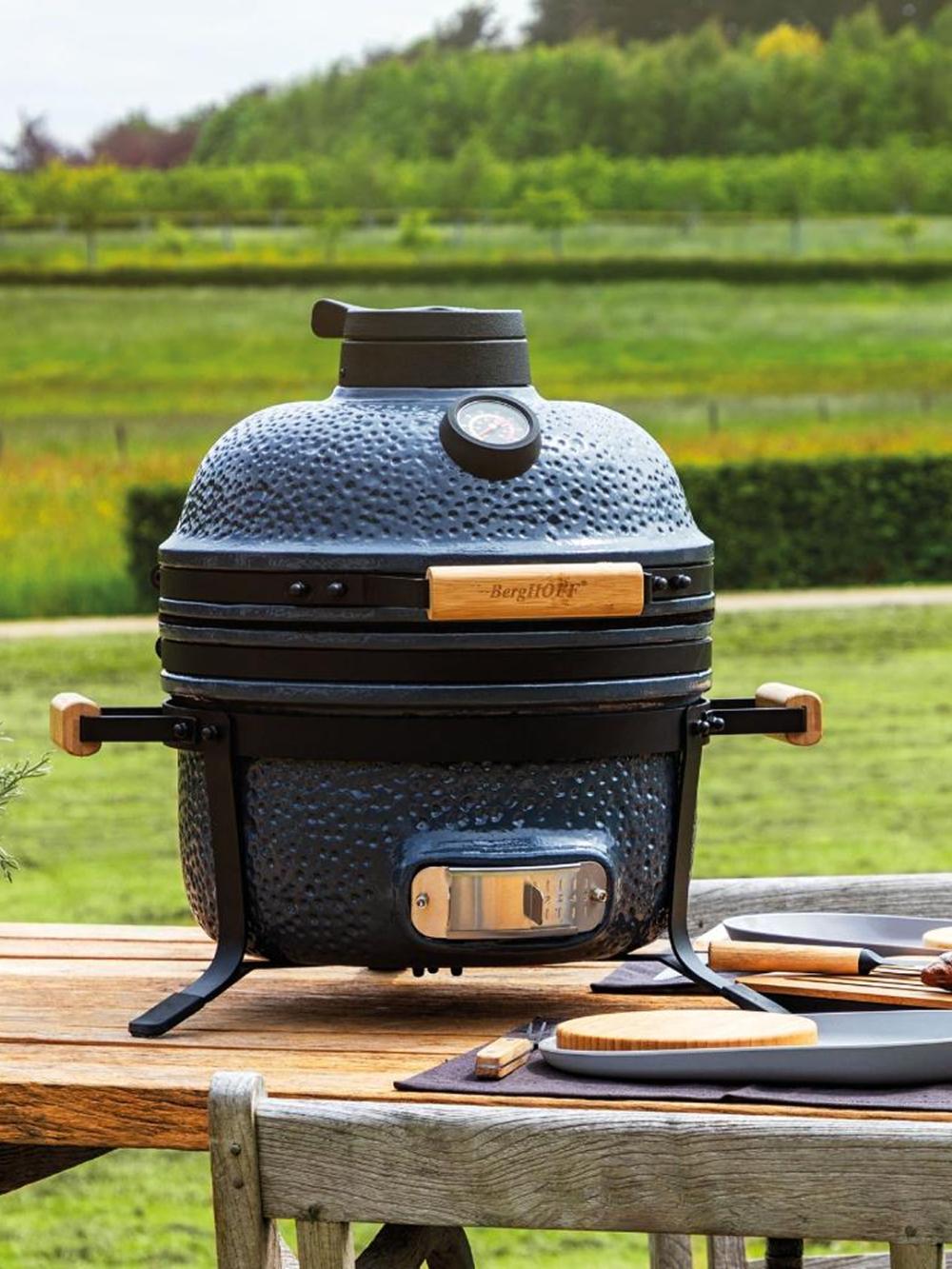BergHOFF "Ron" 2415706 gril-barbekyu, keramika/cho'yan/zanglamaydigan po'lat, 52x54x50 sm, kulrang 3