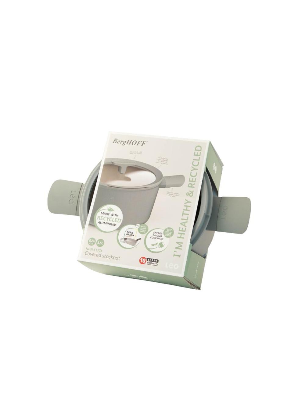 BergHOFF - Yopishmaydigan qoplamali kastryul Leo Balance Moonmist 5,5 l art. 3950430 2