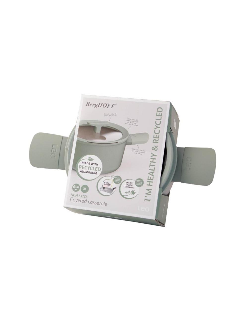 Кастрюля BergHOFF Leo Balance Sage, с антипригарным покрытием, 3.1 л 2