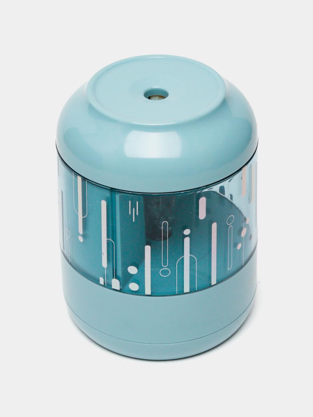 Точилка механическая, на батарейках, синяя, H508-BL, Deli 508-BL-H 1