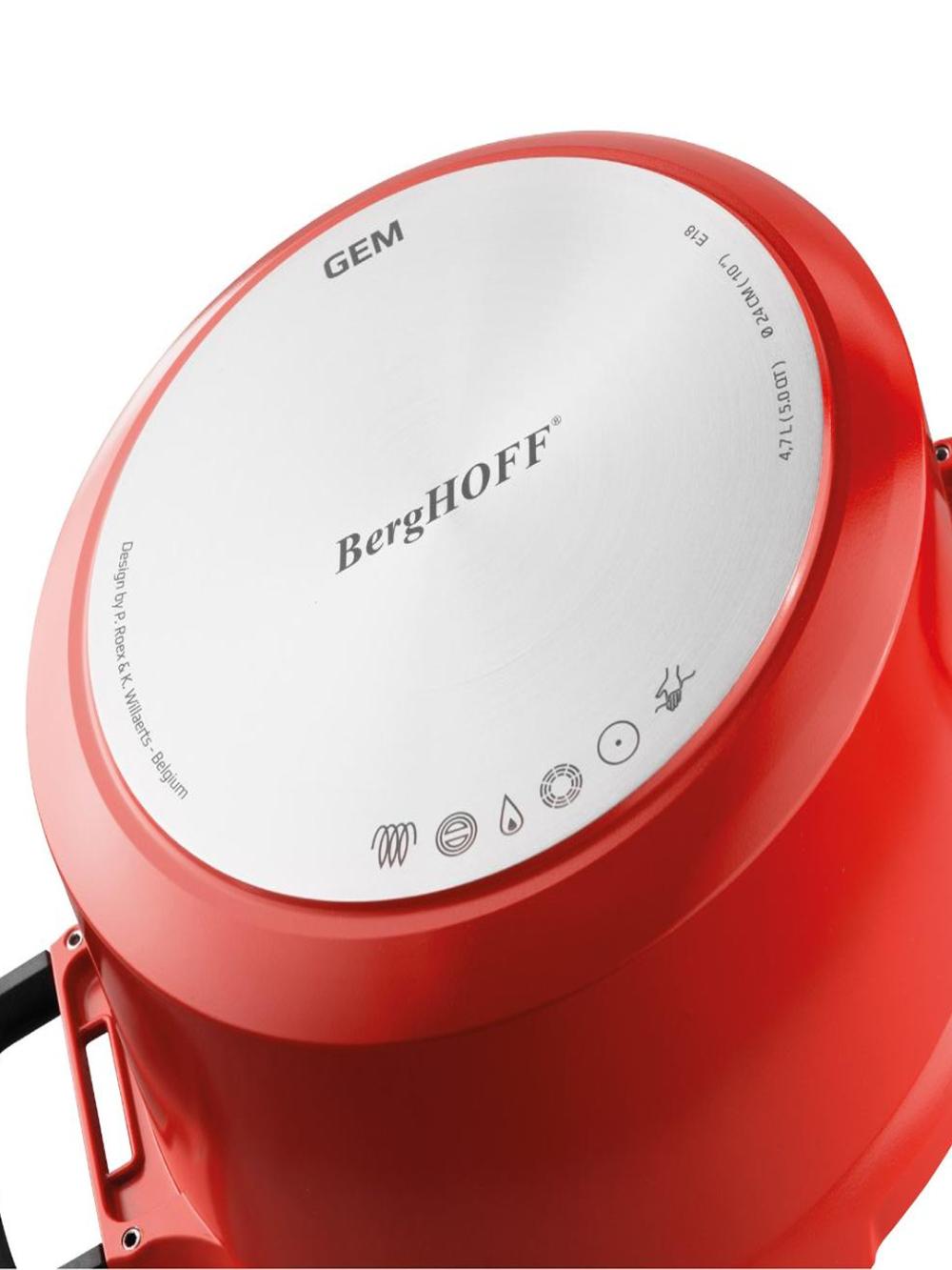 BergHOFF - Сотейник с крышкой 24 см, литой алюминий  арт. 2307406 6