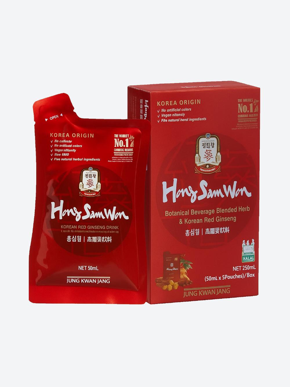 Aralashtirilgan o'tlar va koreya qizil jenshen ekstrakti - Hong Sam Won 3