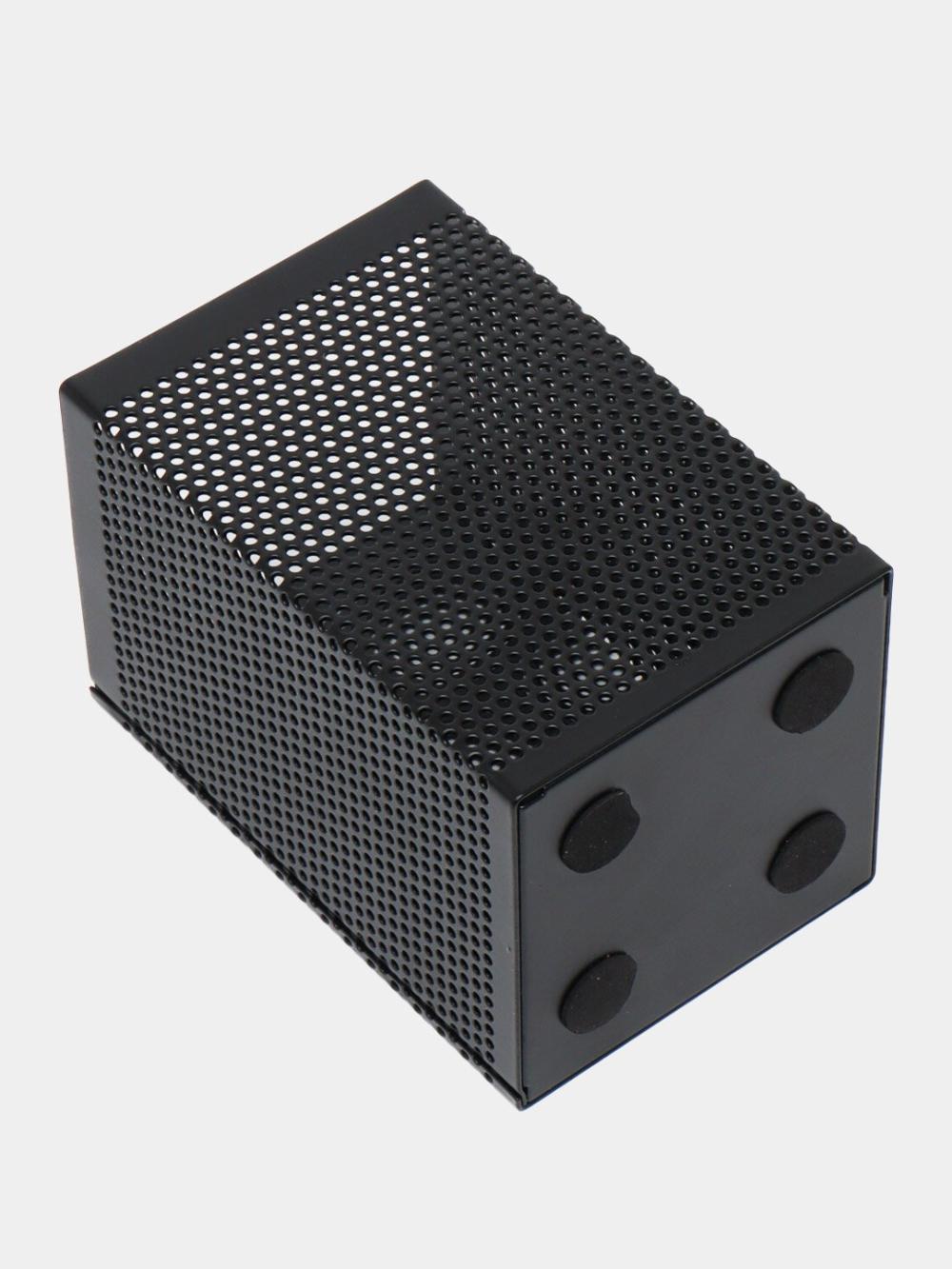 Ruchka uchun stakan, kvadrat, metall, Deli 908 3