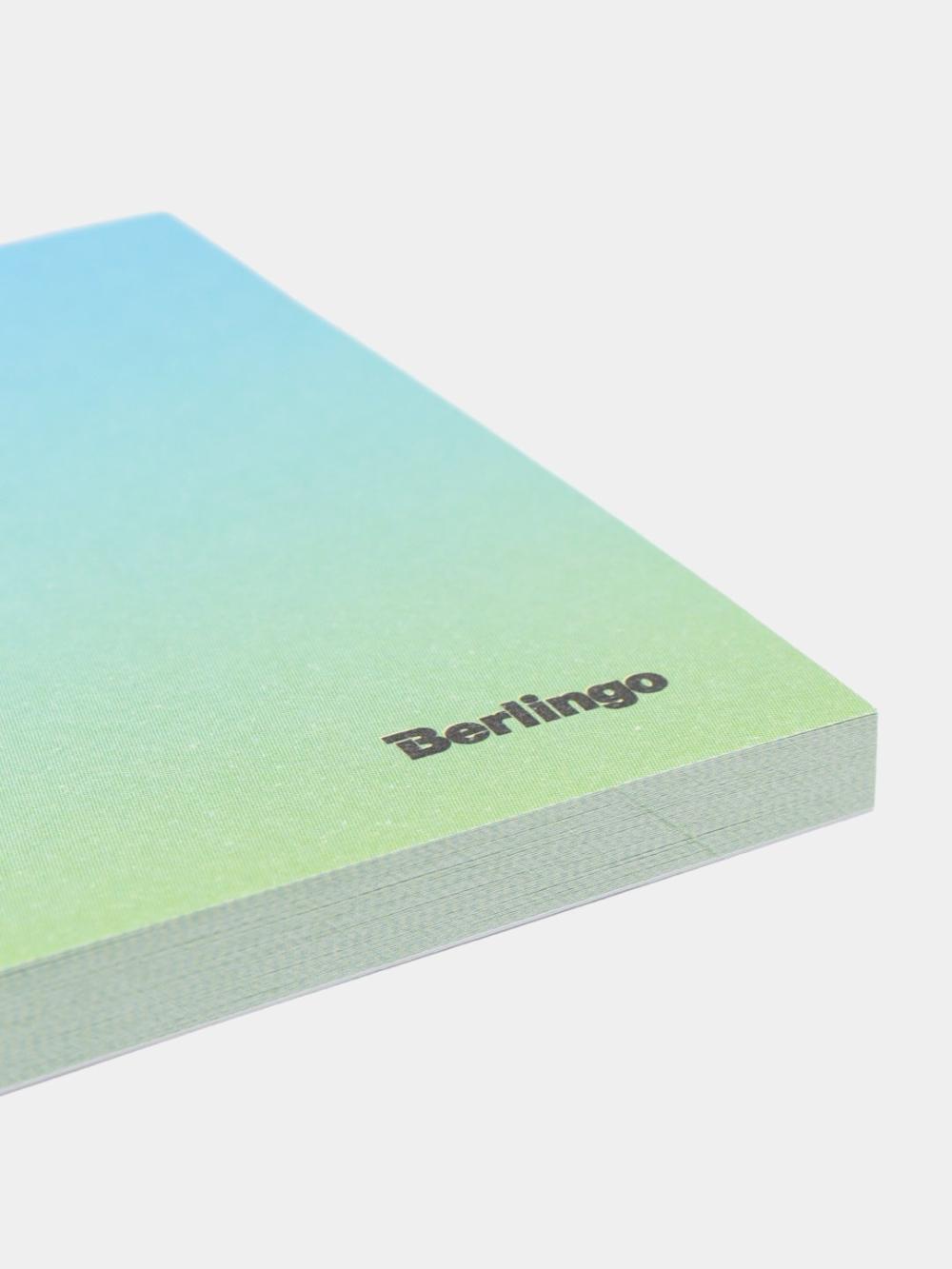 Самоклеящийся блок Berlingo "Ultra Sticky. Radiance", 75x75 мм, 50 листов, голубой/зеленый градиент, LSn_39802 3