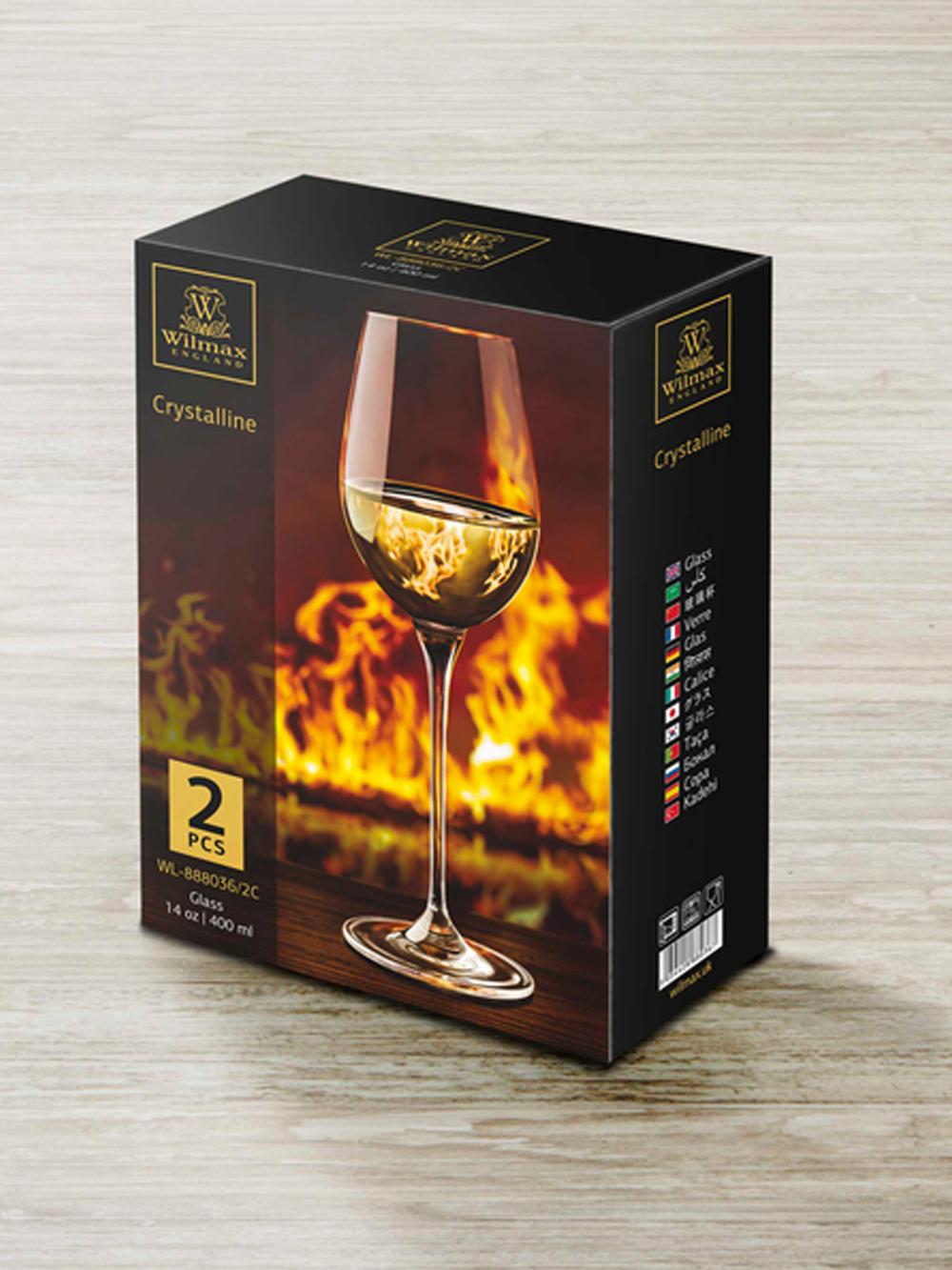 2 dona vino uchun bokal to'plami 400 ml WL-888036/2C 2