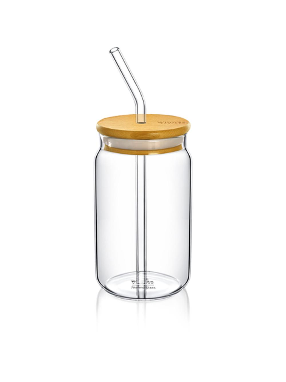 Termo shishadan yasalgan qopqoqli va trubkali banka 330 ml WL‑888609/A 1
