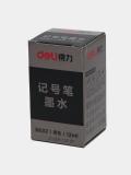 Permanent marker uchun siyoh, qora, 102-103, ES632, Deli 632-ESBK 3