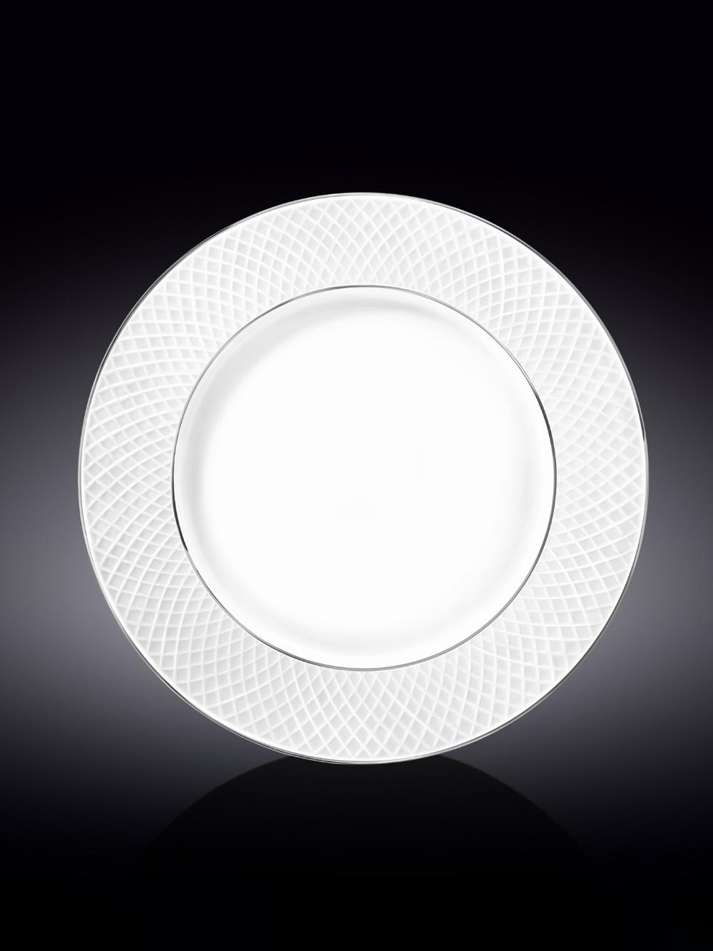 Блюдо круглое с платиновыми линиями 30,5 см WL‑880103107/A 1
