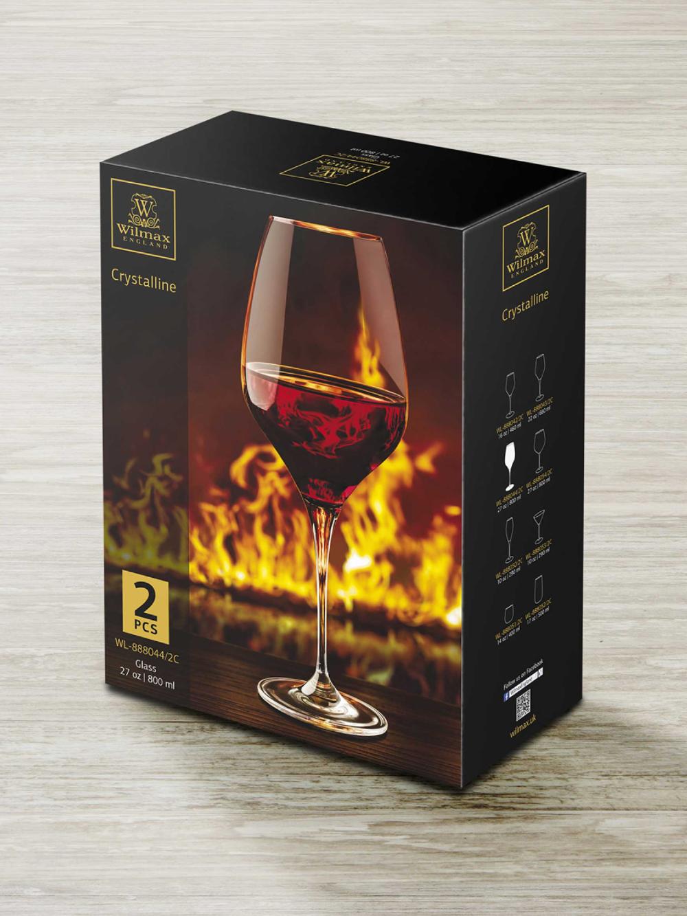 2 dona vino uchun bokal to'plami 790 ml WL-888044/2C 2