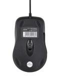 2E MF103 USB Black — kompakt simli optik sichqoncha, 1000 DPI 3