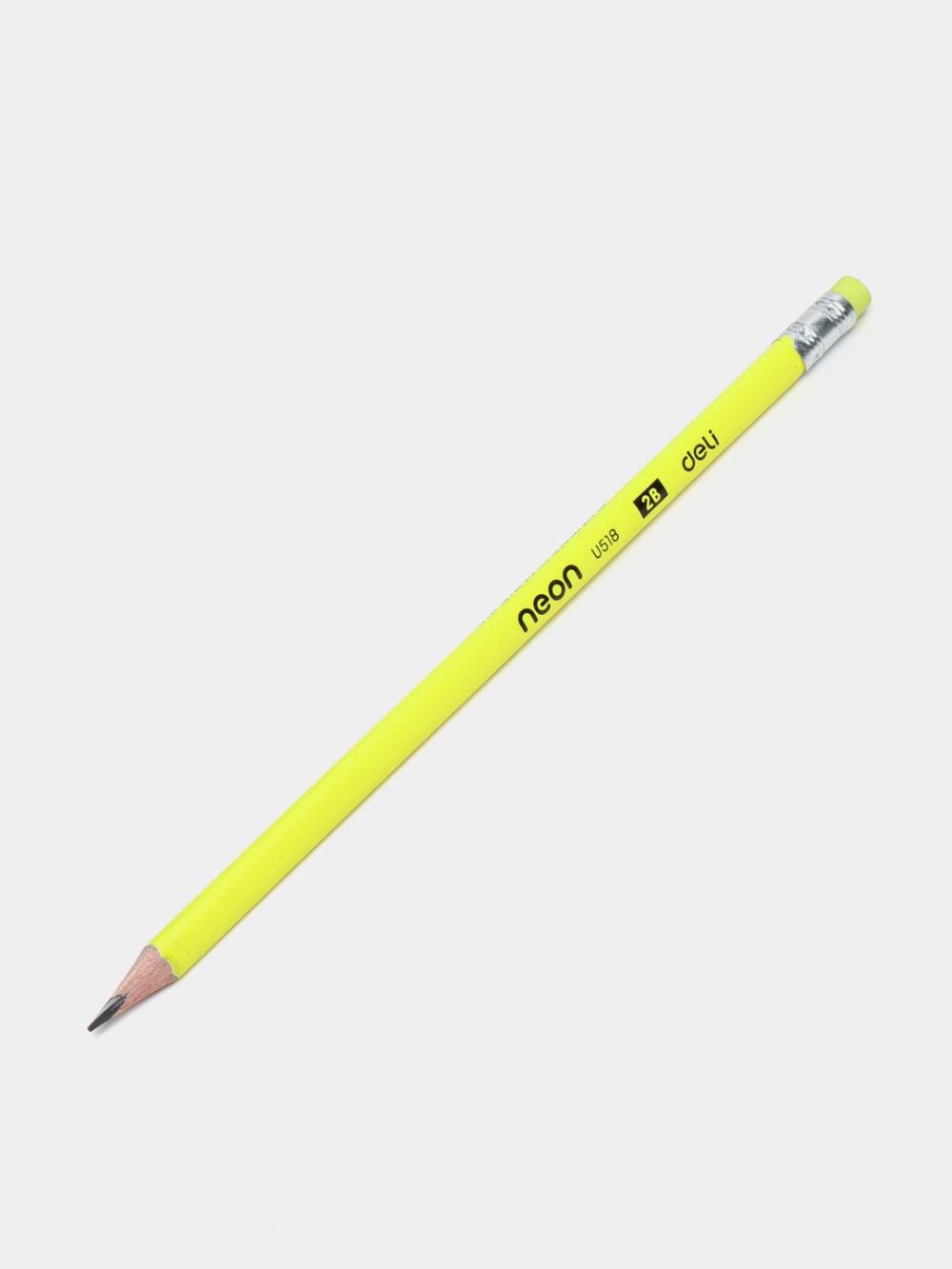 Qalam 2B 51800 Deli o‘chirg‘ich bilan Neon 51800-EU 1