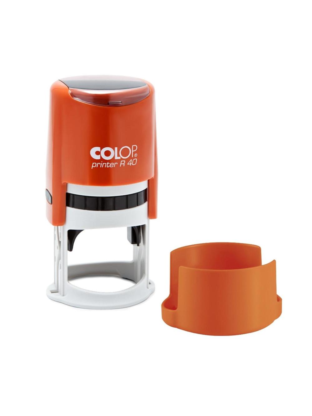 Оснастка для круглой печати Colop Printer R40, Ø40 мм, цвет паприка, 139228 1