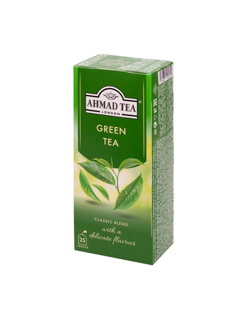 Зеленый чай Ahmad Tea Пакетик 25х2 Зеленый 1