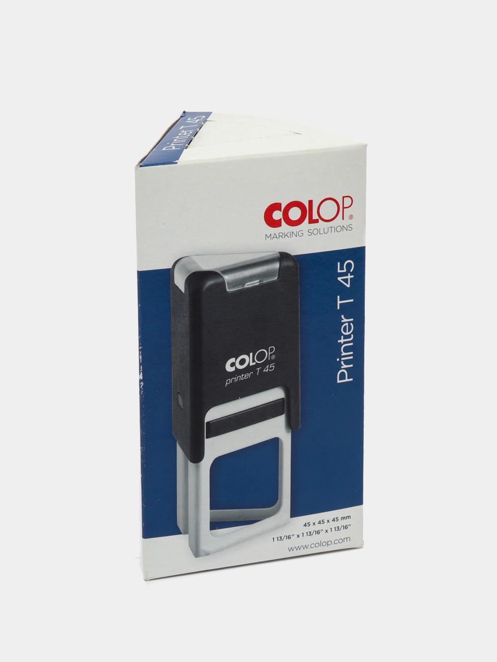 Uchburchak muhr uchun asos Colop Printer T45, 45 mm, qora, 133549 2