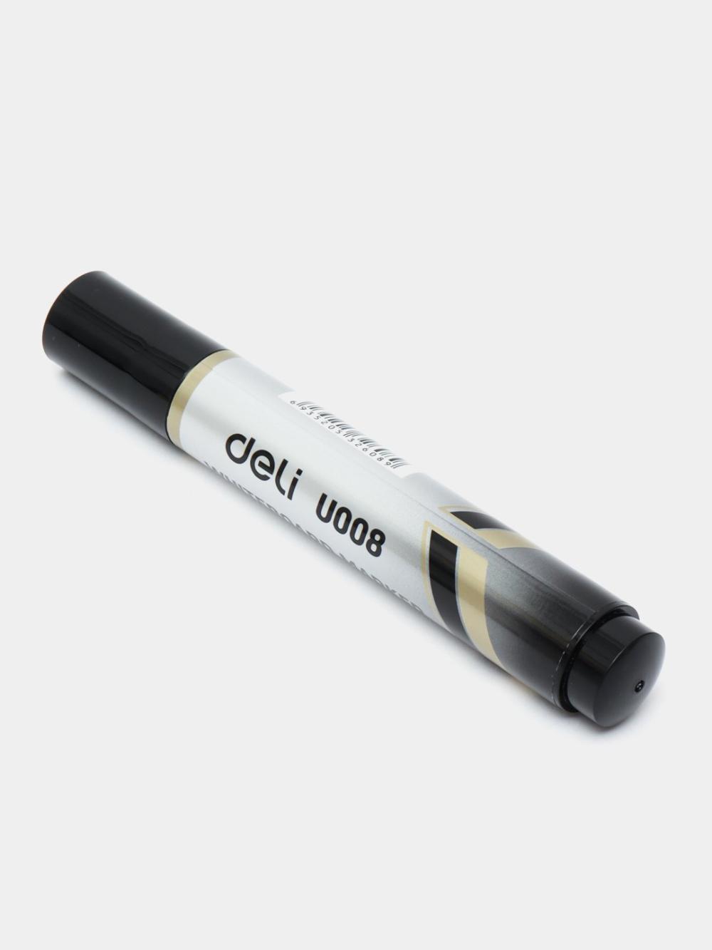 Oq doska uchun marker (qora) 1000m yozish U008-BK Deli 008-BK-U 1