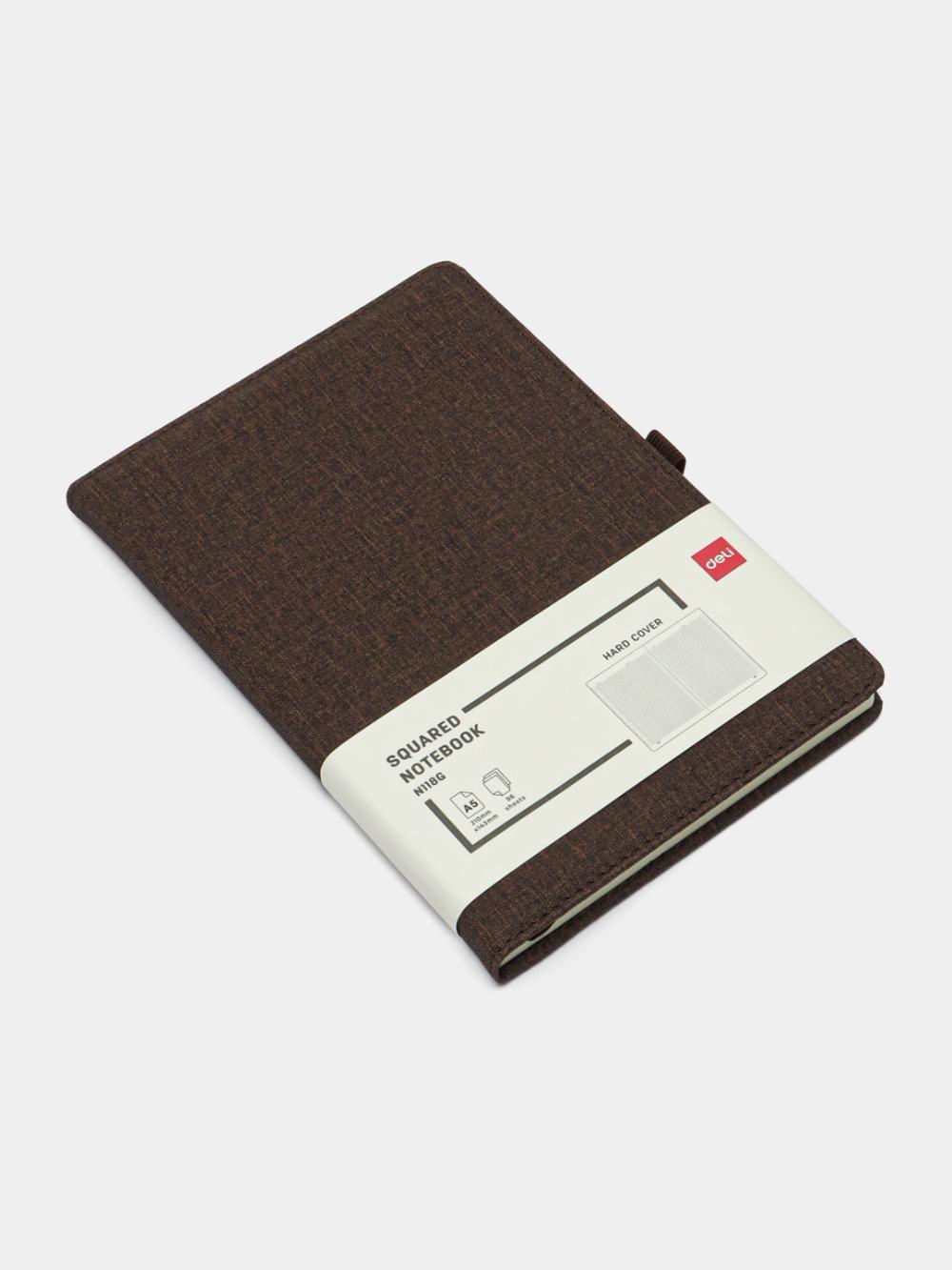 Yozuv kitobi 96 varaq A5 (och kulrang) N114G Deli (katakli) 114G-N-lgr 1