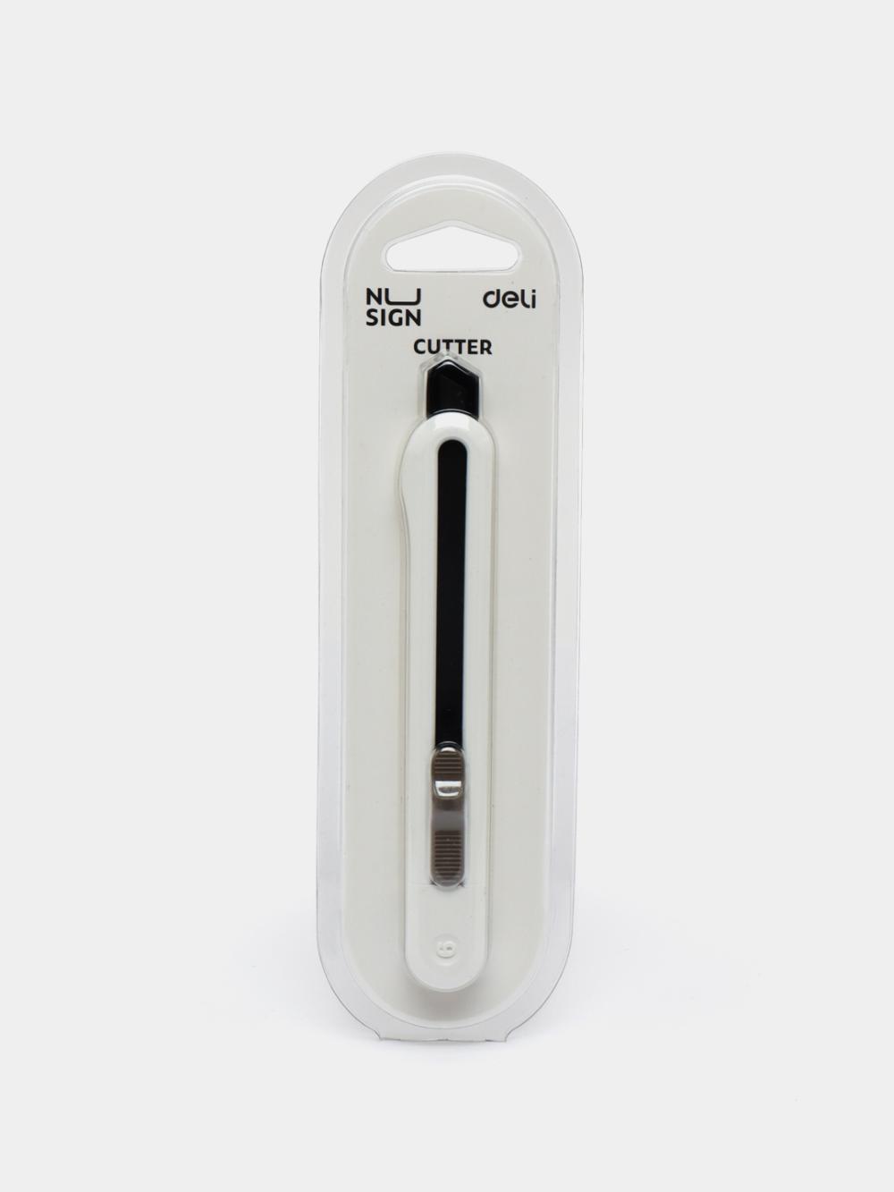 Нож  канцелярский 9мм NS063 (бл) Deli 063-NS-wt 1