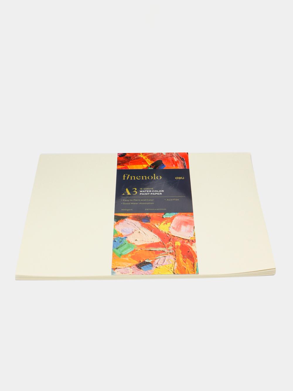 Akvarel qog‘ozi A3 300gr/m 16 varaq EC270-A3 Deli 270-A3-EC 1