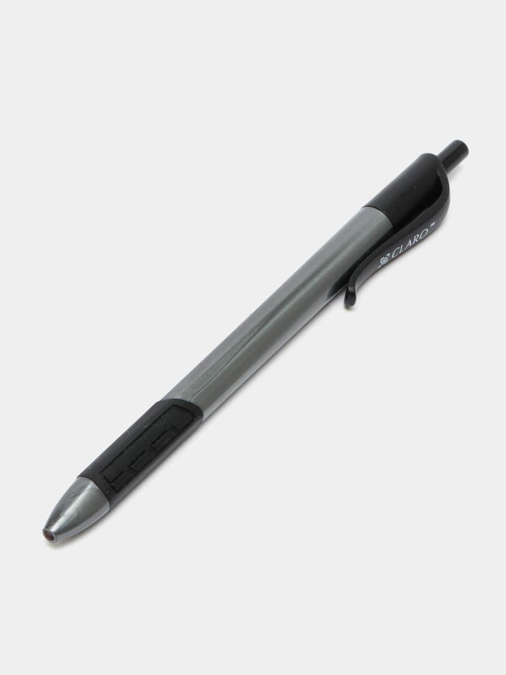 Sharikli ruchka Trion Grip RT, 1.0 mm, qora siyohli, shaffof korpusli, Claro TrionGripRTbk 1