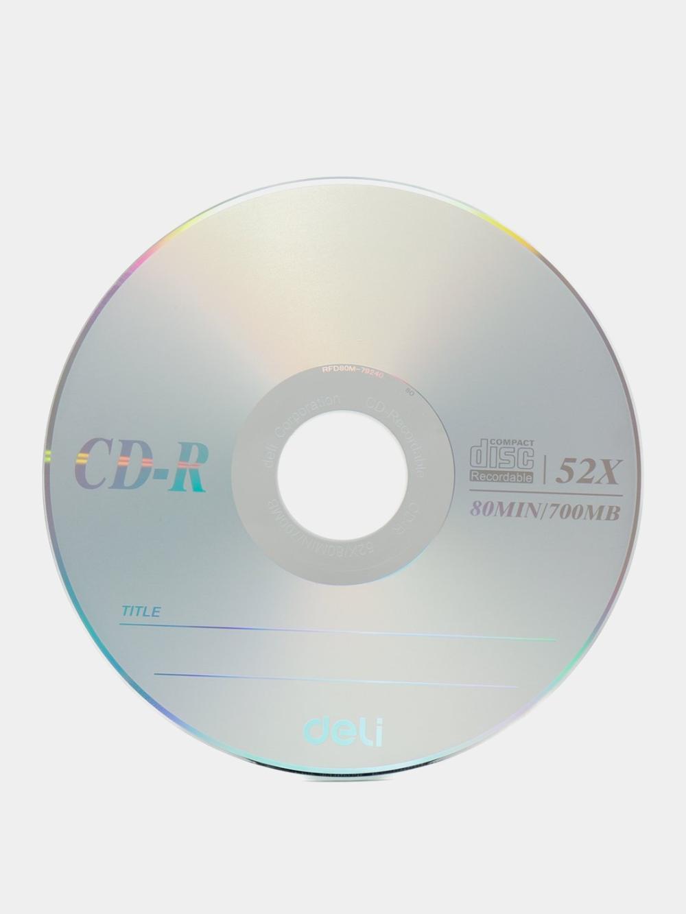 Диск CD-R 700MB/52х Deli 3725 1