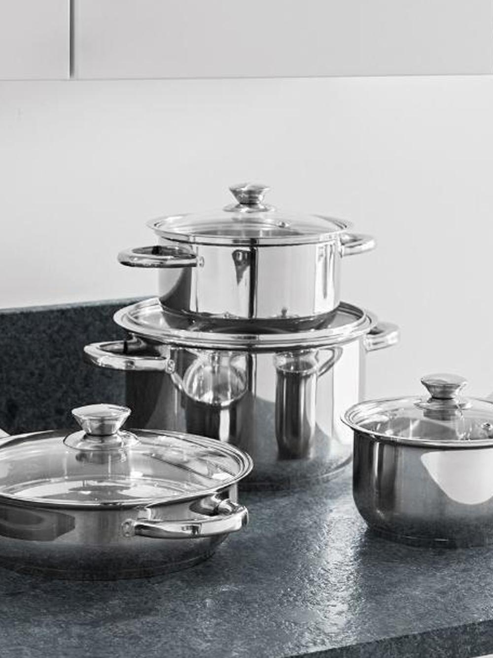 Набор посуды BergHOFF Gourmet 1100246, 18/10 нерж. сталь, 12 предметов 10