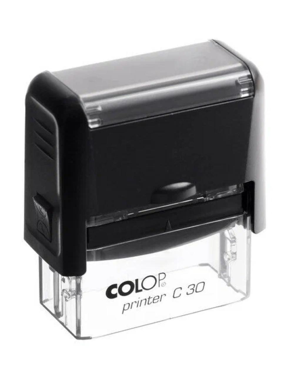 Оснастка для штампа Colop Printer C30, 18x45 мм, черный корпус, 156768 1