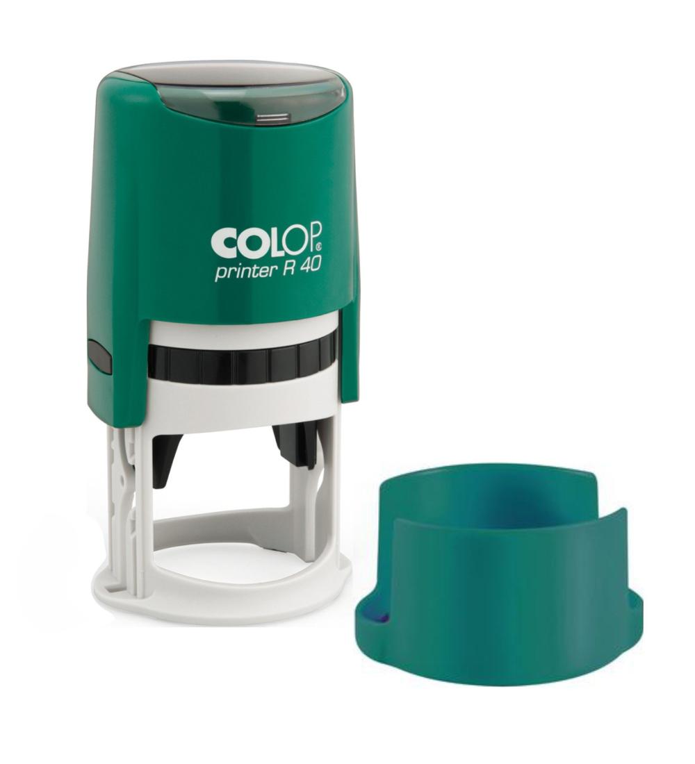 Оснастка для круглой печати Colop Printer R40N, Ø40 мм, бирюзовая, 139161 1