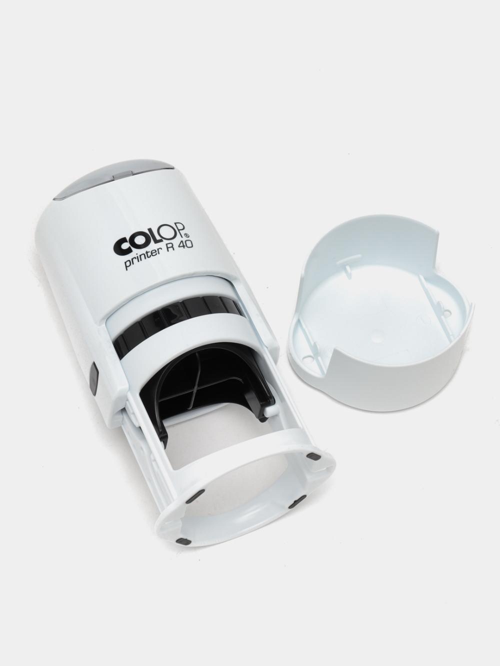 Dumaloq muhr uchun asos Colop Printer R40N, Ø40 mm, oq, 148405 2