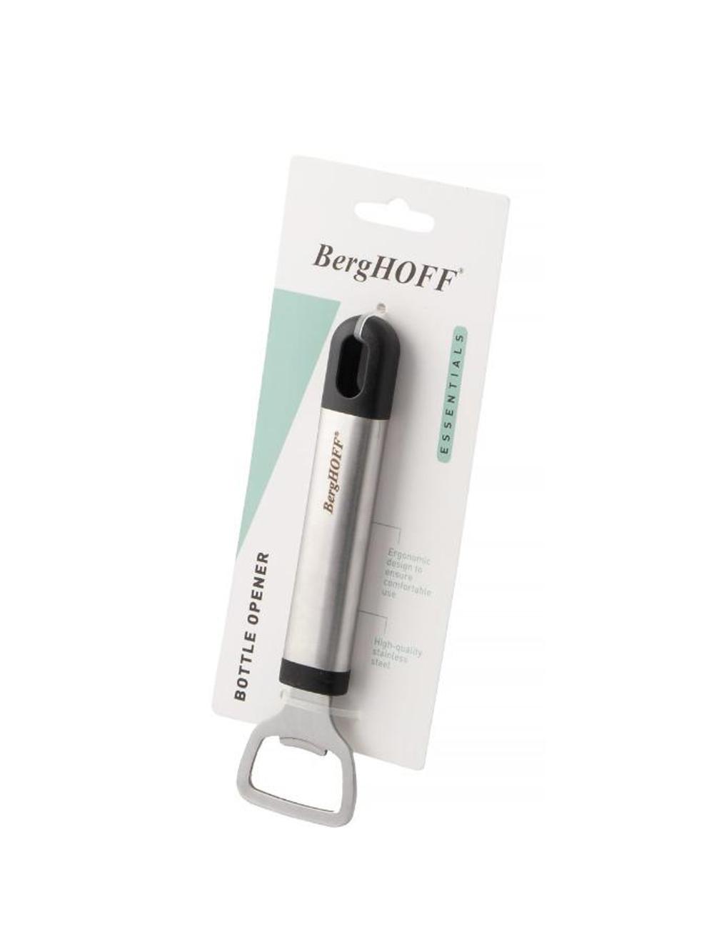 BergHOFF Essentials ochqich, zanglamaydigan po‘lat, ichi bo‘sh tutqich, qora rangda 2