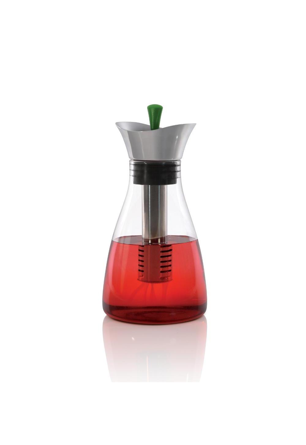 BergHOFF grafin, issiqlikka chidamli, choy uchun, yashil, shisha/plastik/silikon, 1.2 l 2