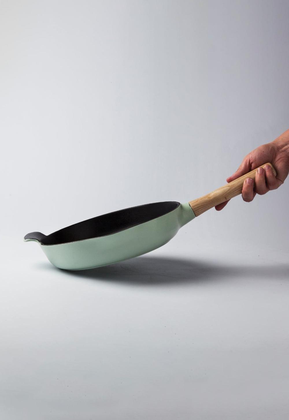 BergHOFF “Ron” 26 sm tova, universal, barcha turdagi plitalar uchun mos, quyma temir, yashil rangda 2