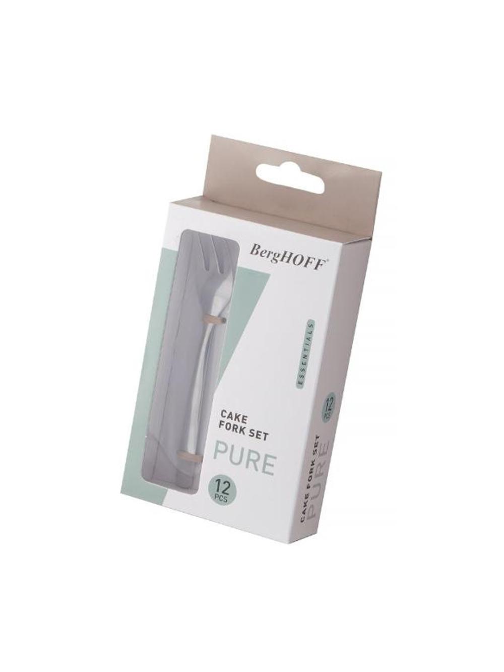 Набор десертных вилок BergHOFF Essentials Pure, нержавеющая сталь, 12 штук 2