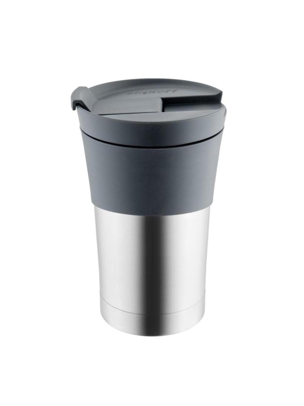 BergHOFF "Essentials Travel mug" termokrujkasi, po'lat, kulrang, 330 ml. 1