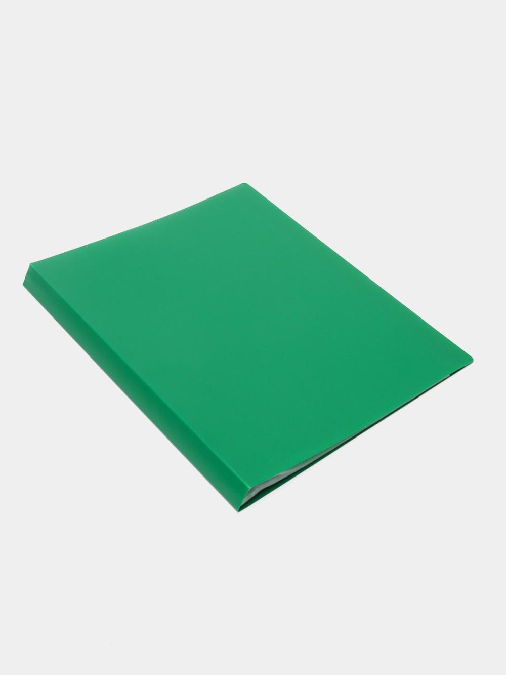 40 vkladishli papka Стамм, A4, 21 mm, 500 mkn, plastik, yashil, ММ-32206 1