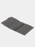 Almashtiriladigan daftar bloklari uchun papka-muqova, A5, 170x210 mm, 4 halqali, poliuretan, 47680 3