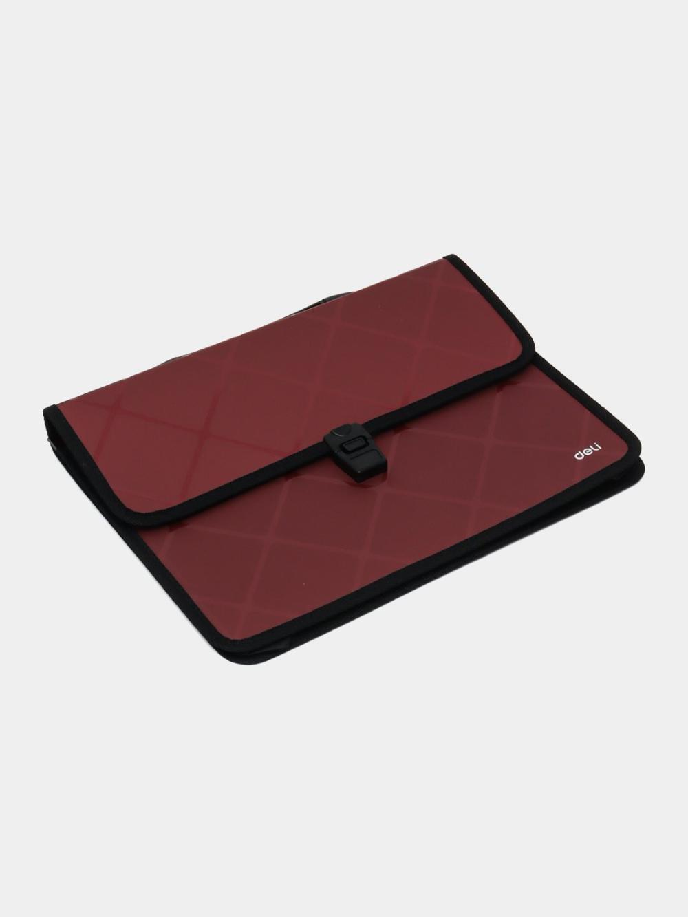 Папка-портфель с 2 отделениями, Deli 39634 1
