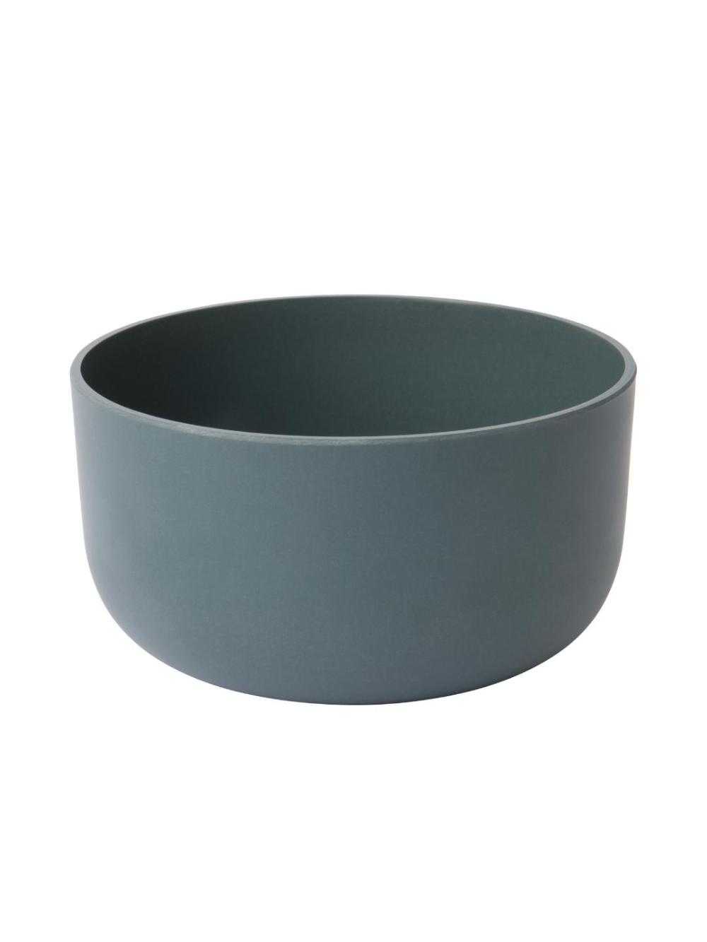 Емкость BergHOFF Leo 3950054, для сыпучих продуктов, бамбуковая, с крышкой, голубая 1