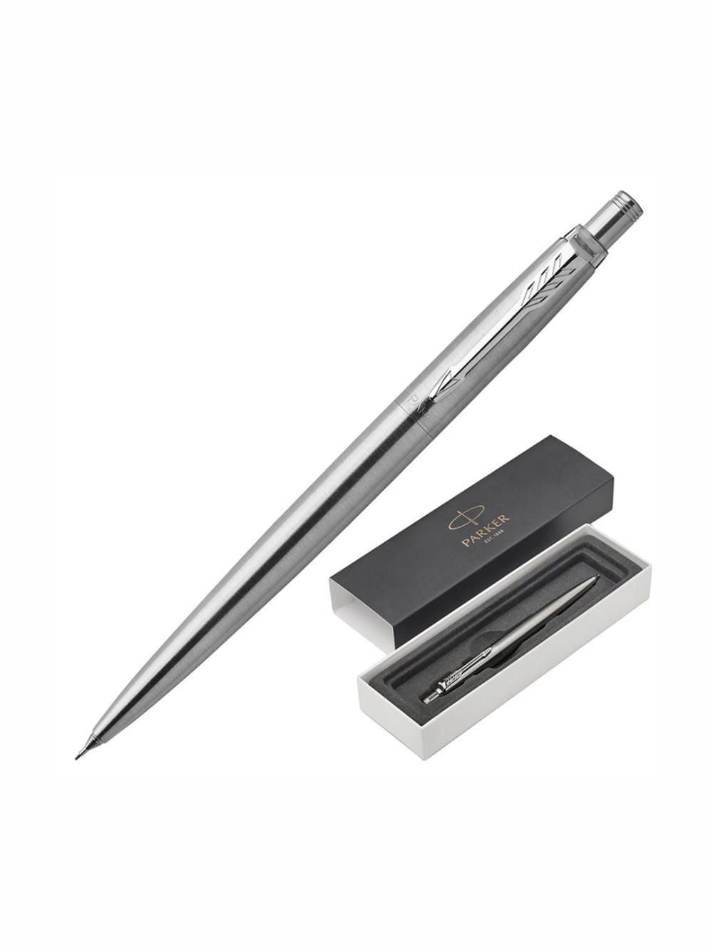 Ручка шариковая Parker "Jotter Stainless Steel CT", 1.0 мм, синяя, кнопочная, в подарочной упаковке, 1953170 1