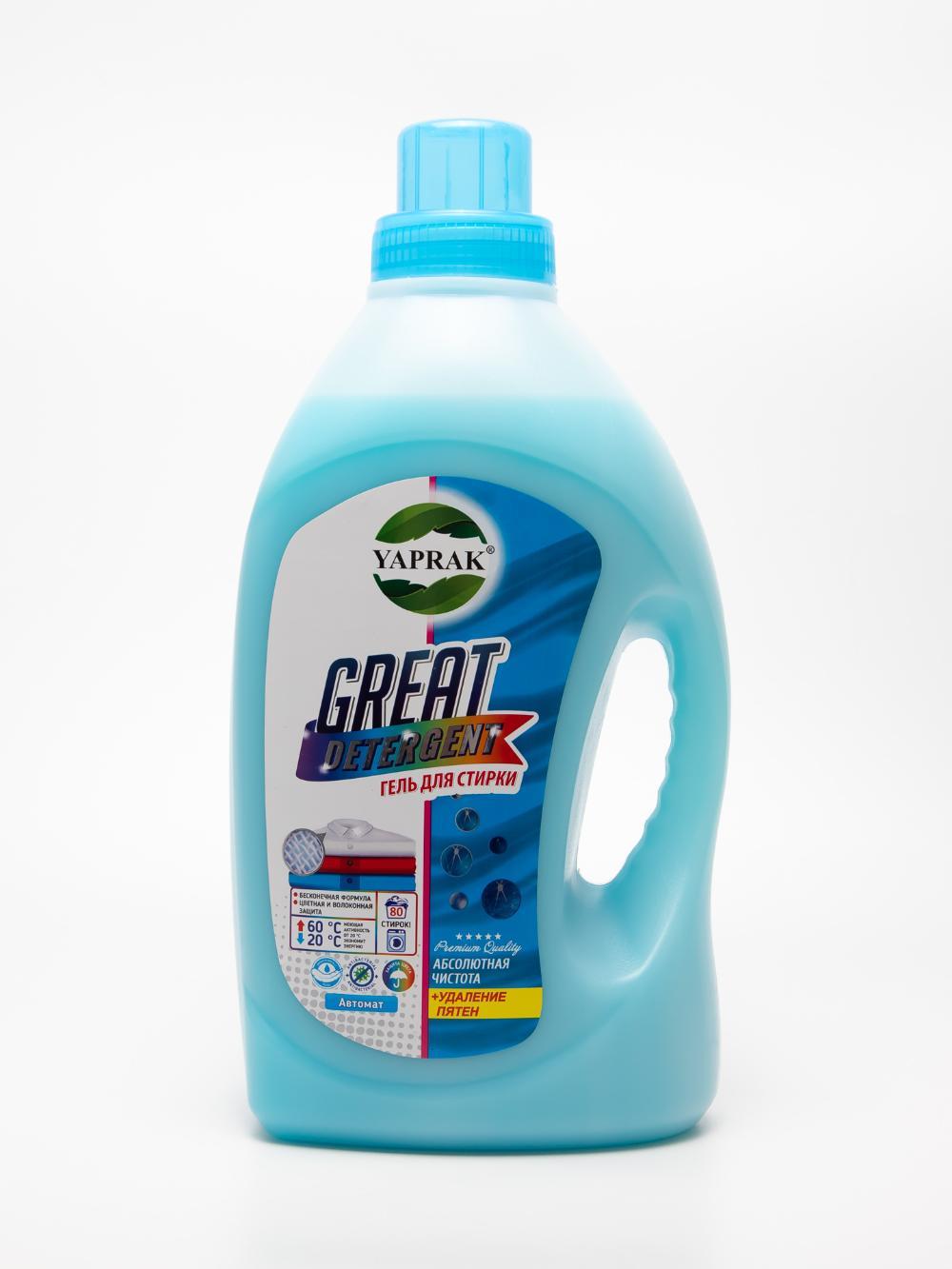 Yaprak гель для стирки Great Detergent автомат, 4 кг 1