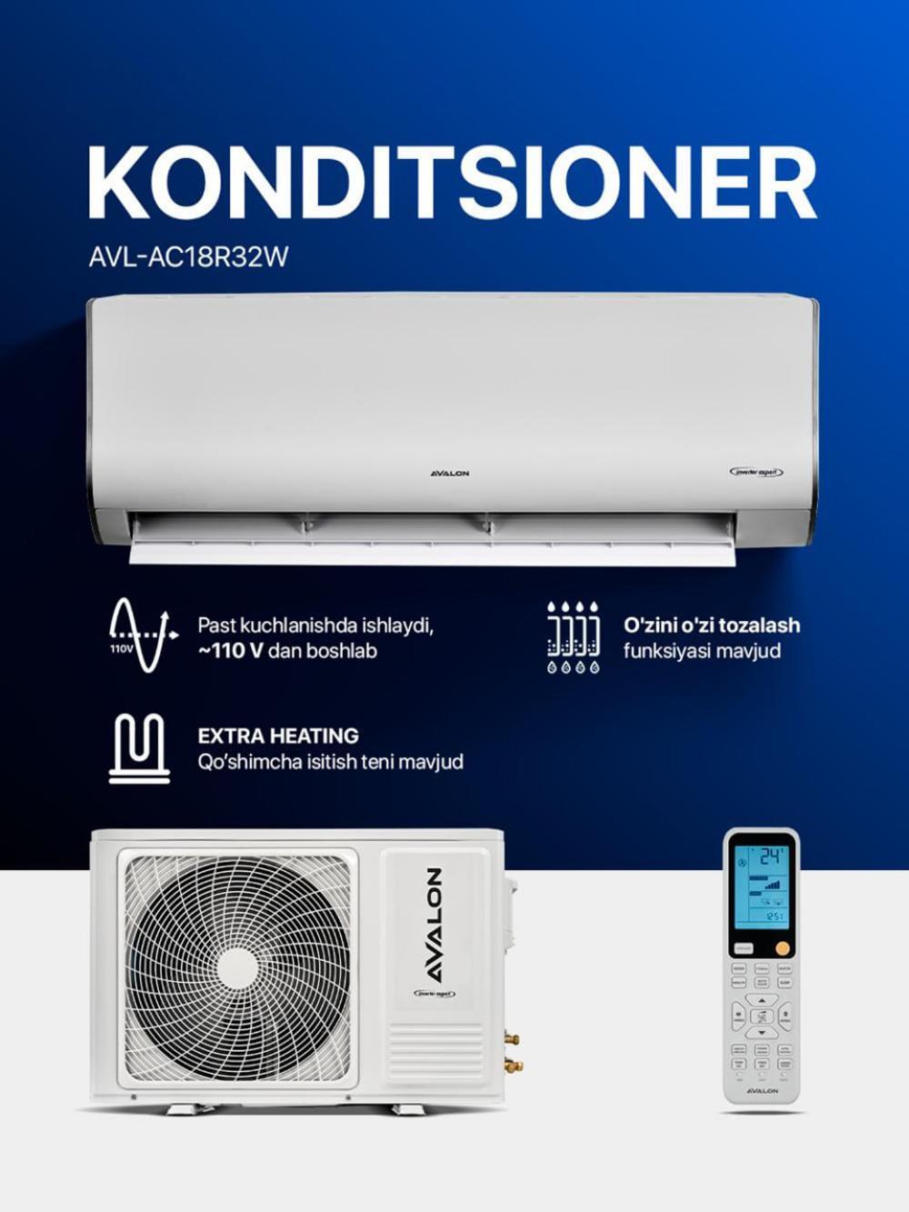 Invertor konditsioner AVALON AVL-AC18R32 W 1