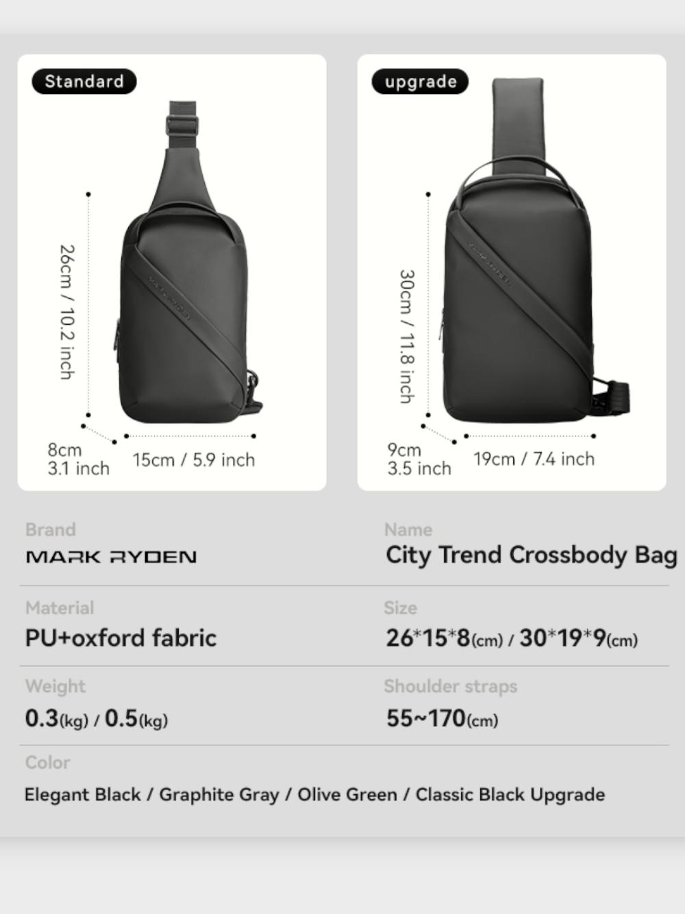 Мини-рюкзак Mark Ryden MR8518, сумка через плечо 8