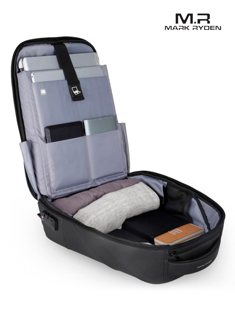 Ryukzak Mark Ryden MR9068YY 15.6" noutbukga, yomg'ir paltosi bilan, erkak va ayol, Oxford 4