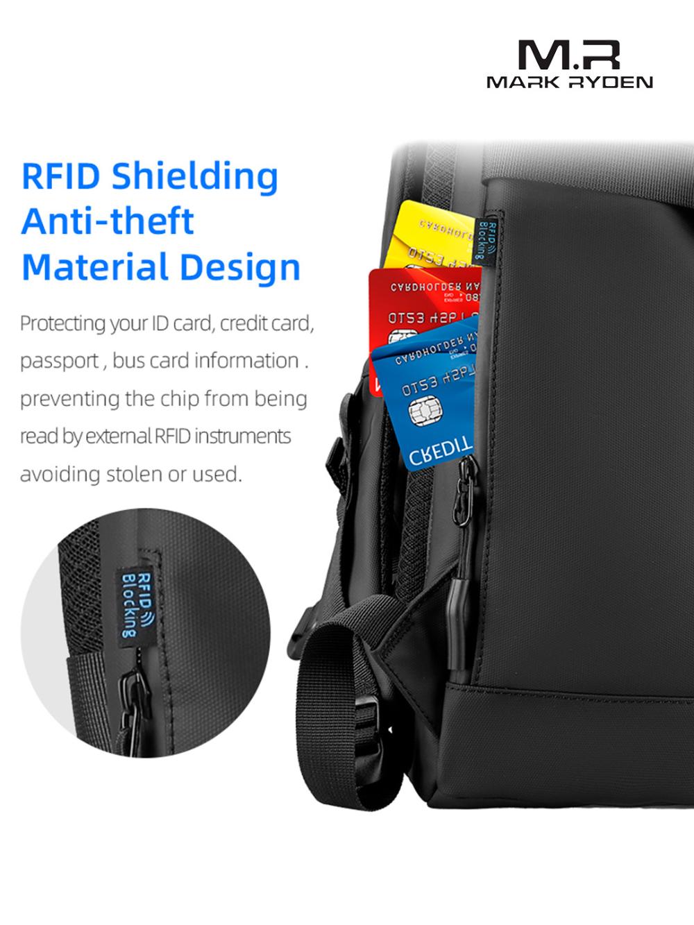 Рюкзак-трансформер Mark Ryden MR5748SJ для 15,6" ноутбука, защита RFID 10