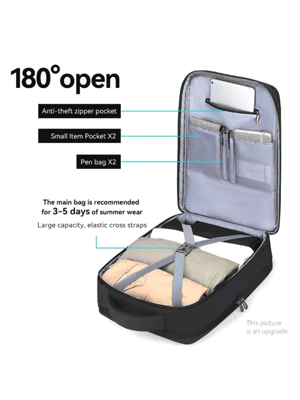 Biznes-ryukzak Mark Ryden MR2900, 15.6" noutbukga, maktab va ofis uchun, Oksford 4