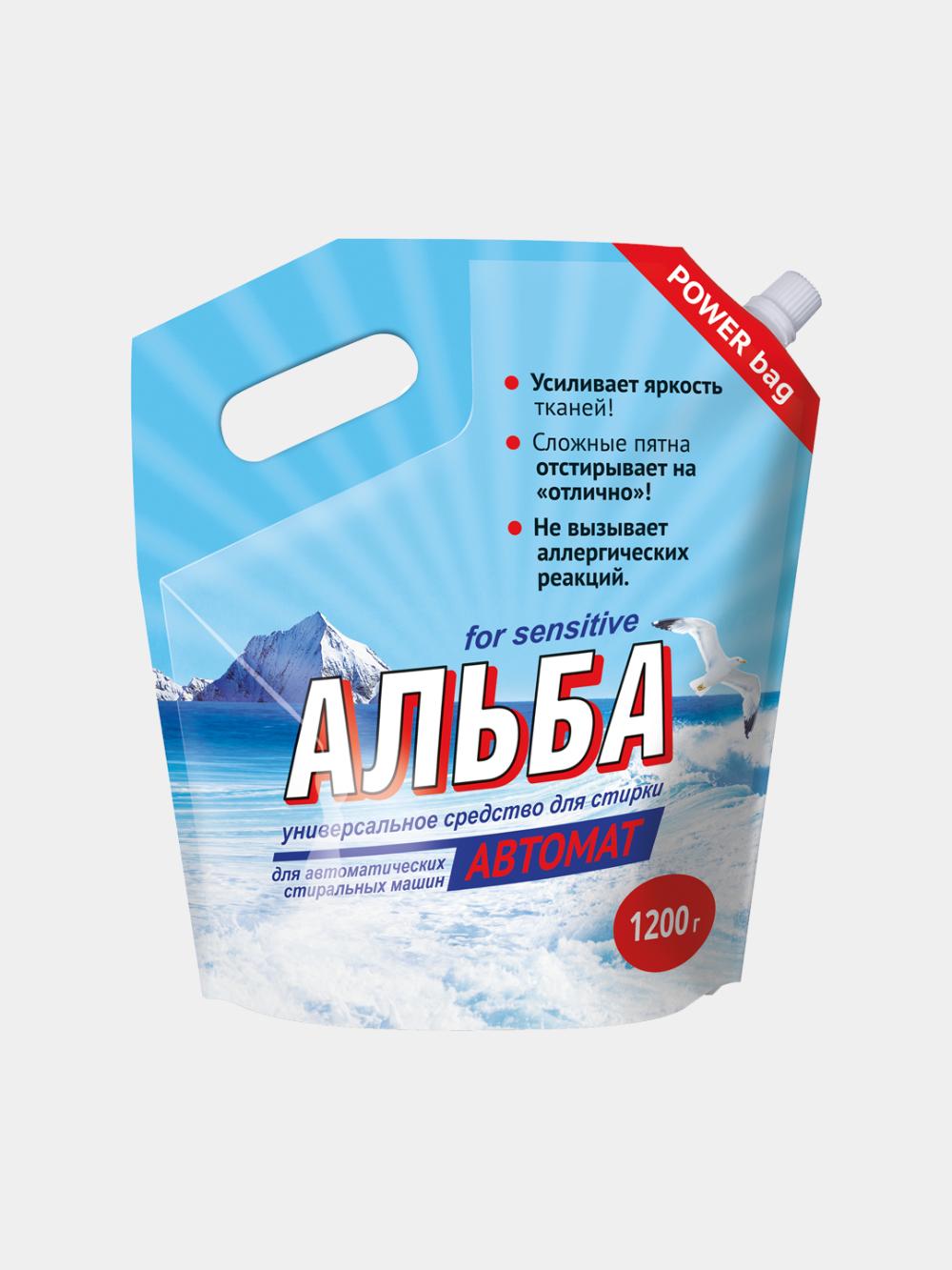 Kir yuvish geli Alba - 1200 g, 1 qadoq, 24 yuvish, 120 kg, avtomat 1