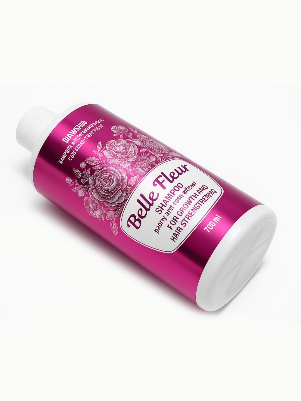 Soch uchun shampun, soch to'kilishiga qarshi, soch o'sishi uchun "Belle Fleur", 700 ml 2