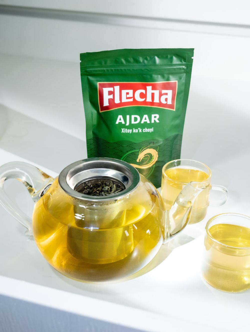 Xitoy ko'k choyi Flecha Ajdar, yirik bargli, 90 g 1