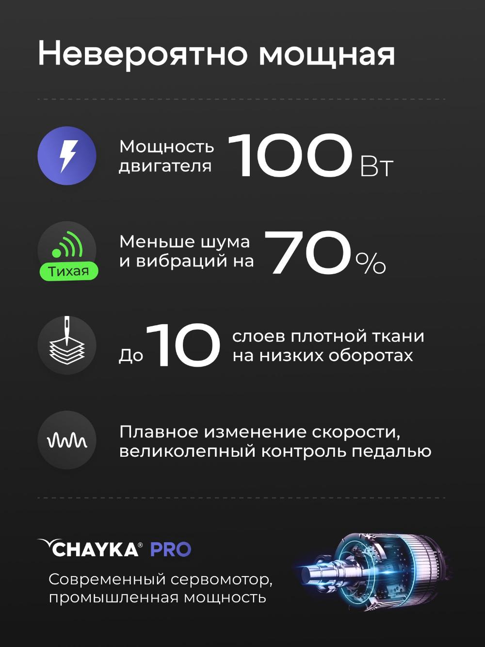 Tikuv mashinasi CHAYKA SewLux 300 3
